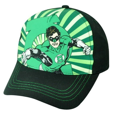 DC Comics Green Lantern Superhero Sublimation Youth Adjustable  Hat Cap