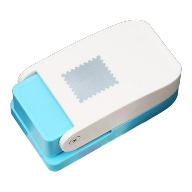 Perforadora de papel con formas para manualidades, ideal para álbumes de recortes y oficina. estampilla
