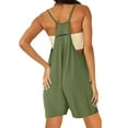 thumbnail image 4 of STARVNC Women V Neck Sleeveless Side Pocket One Piece Jumpsuit, 4 of 5