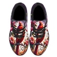thumbnail image 2 of Cardinal Bird Flowers Shoes Sneakers Black Size 13, 2 of 7