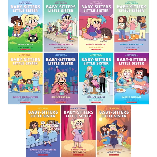 Set de novelas gráficas Baby-Sitters Little Sister: 11 libros