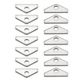 thumbnail image 1 of Tabletas Cubierta de válvula cromada Mini pestañas Hold Down 14 piezas de repuesto para Chevy BBC Bi Romacci Tabletas, 1 of 7