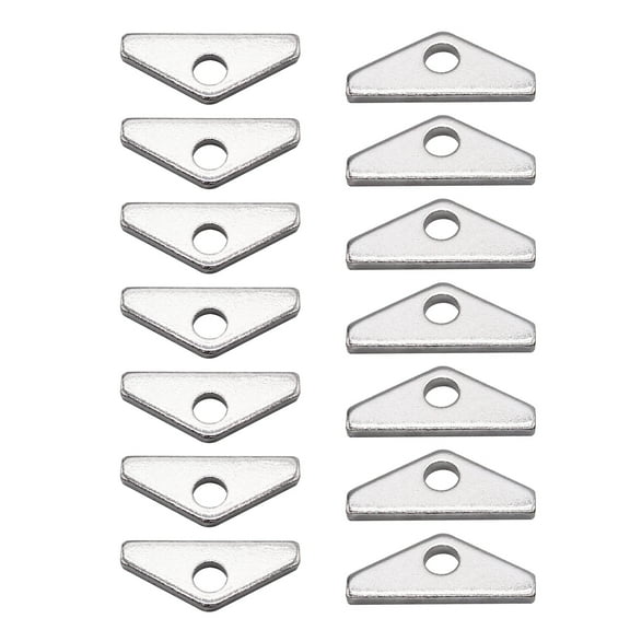 AREALER Chrome Valve Cover Tabs Hold Down 14 pc Replacement for Chevy BBC Big Block 396 427 454 502