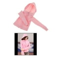 thumbnail image 4 of Milaget 1/6 Female Long Sleeve Zippered Sweatershirt Tops for 12inch Action Figure Model Pink, 4 of 5