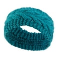 thumbnail image 2 of Diadema de punto elástico, diadema, herramienta de maquillaje, turbante para niñas y adultos Azul Salvador Envolturas de punto para la cabeza, 2 of 10
