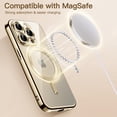thumbnail image 4 of JETech Electroplated Case for iPhone 15 Pro Max 6.7-Inch, Camera Lens Full Protection, Compatible with MagSafe Wireless Charging, Shockproof Soft TPU Phone Cover (Gold), 4 of 7