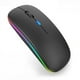 thumbnail image 1 of Ratón inalámbrico recargable silencioso para ordenador portátil de escritorio, regalo, ratón de carga inalámbrica Bluetooth, 1 of 5