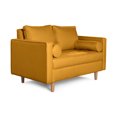 thumbnail image 3 of Sofá Love Seat 2 Plazas Makora Fallon Lino Mostaza, 3 of 7
