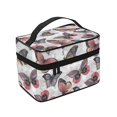 thumbnail image 4 of Yiaed Vintage Butterflies Print Makeup Bag Travel Cosmetic Bags for Women Girls Zipper Pouch Makeup Organizer, 4 of 4