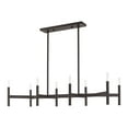 thumbnail image 4 of Livex Lighting - Copenhagen - 8 Light Linear Chandelier In Mid Century Modern, 4 of 14