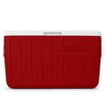 thumbnail image 3 of Coleman Chiller 48 Qt Hard Cooler, 45.4 L Portable Beach and Ice Chest Camping Cooler, Red, 3 of 4
