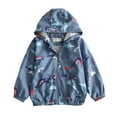thumbnail image 1 of Kids' Stylish DoubleLayer Printed Hooded Zipup Jacket Perfect for Middle to Large Sizes, 1 of 9