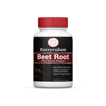 Kurryculum Beet Root Grain-Free Tablets, 60 Count