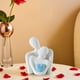 thumbnail image 5 of Figura de cerámica de pareja en forma de corazón | Regalo de San Valentín y decoración del hogar | Arte abstracto moderno para la entrada, la vinoteca o la sala de estar, 5 of 6