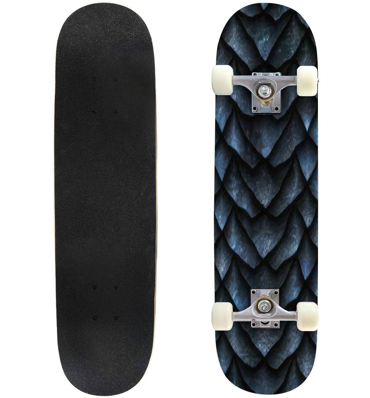 7.75in New Action Village Blank Blue Dipped Skateboard Deck 