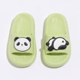 thumbnail image 2 of TOWED22 Kids slides, Girls Slides Non-slip Summer Beach Pool Shoes Toddler Cartoon Slide Sandals Indoor& Outdoor Garden Slippers Shower Shoes(Light Green,9.5), 2 of 8