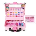 thumbnail image 3 of Play Set, Young Ones Pretend Cosmetics, Washable Safe Ingredients, 5 Piece Gift Set, for, Institute Party Activities, Travel Friendly, Non-toxic Materials, Beginner Kit, Ihhxbz | Pink, 3 of 9