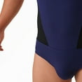 thumbnail image 6 of uublik Mens Jumpsuit Swimwear Sleeveless Quick Dry Swimsuit Rash Guard UV Protection Surfing Wet Suit for Snorkeling Water Sport Dark Blue, 6 of 6
