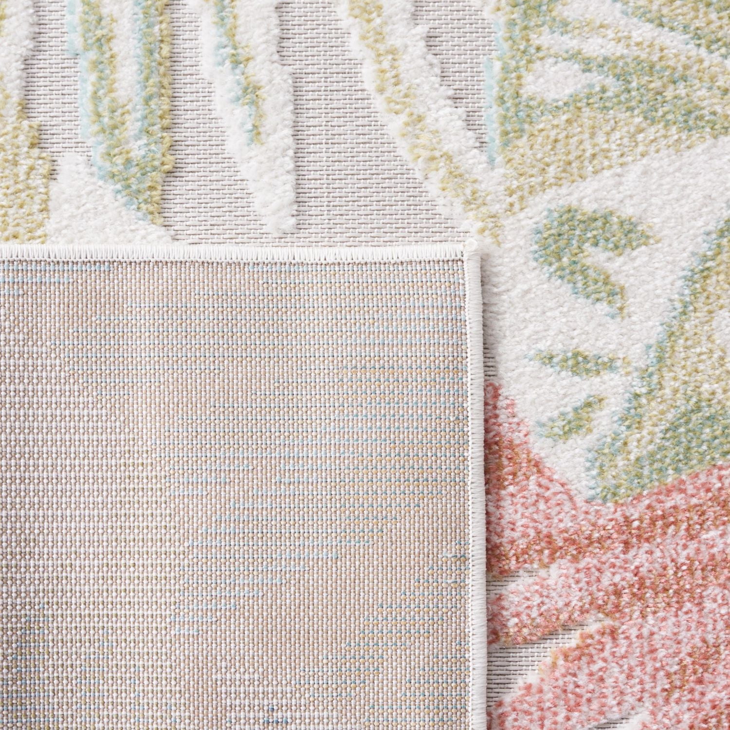 SAFAVIEH Sarasota Olivia Tapis Floral Intérieur/Extérieur