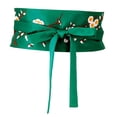 thumbnail image 2 of Correa de Cintura Bordada Vestido Cinturones Clásco Pretina Verde Sunnimix Cintura ancha para mujer, 2 of 7