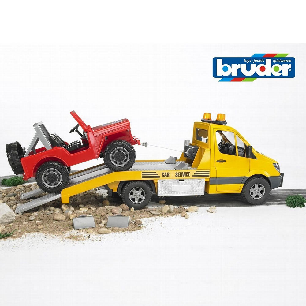 bruder mercedes tow truck
