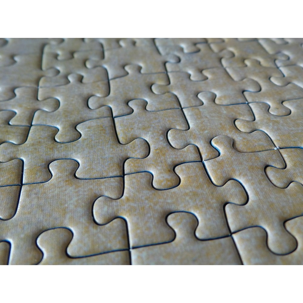 Solved Assembled Jigsaw Puzzle Puzzle Pieces Match12 Inch BY 18 Inch