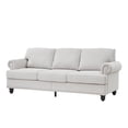 thumbnail image 5 of Living Room Sofas 83" Modern Classic Design with Nails Living Room Three Seater Sofa Fabric Couch,Upholstered Polyester Beige.,Comfortable Sofas, 5 of 7