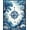 Blue, Pattern 1, variant on ODIKA 5'x7' Machine Washable Non-Slip Area Rug, Maritime Compass Rose with Reef Garden Accents High Traffic Rug, Blue, 212344
