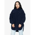 thumbnail image 2 of Oversized Stud Button Borg Teddy Shacket, 2 of 6