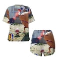 thumbnail image 5 of Lsque Pikmin Women's Short-Sleeved Pajama Set - 2 Piece Soft and Lightweight Sleepwear Set-Medium, 5 of 9