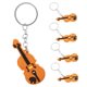 thumbnail image 1 of 5 uds llavero de fiesta temática musical novedad colgante de llave de violín recuerdo de música llavero colgante de violín, 1 of 8