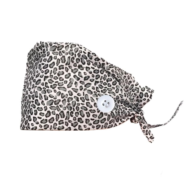 Operating Hats Nurses Gourd-shaped Long-time Service Pure Color Dull Polish Assorted Colors Buttons Christmas Day Bouffant Caps 37