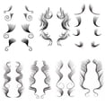 thumbnail image 3 of Pegatinas De Tatuaje Para El Pelo De Bebé Diy, Plantilla De Peluquería, Pegatina Para El Pelo, Herramienta De Maquillaje Impermeable Realista Advancent CE008255-02, 3 of 6
