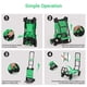 thumbnail image 3 of Yeshouse Carretilla plegable 2 en 1 con cesta plegable: capacidad de 150 kg, diseño de 4 ruedas y asa retráctil, carrito portátil para mudanzas y compras, 3 of 7