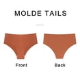 thumbnail image 2 of Women’s Seamless Hipster Underwear No Show Panties Soft Stretch Bikini Underwears 3 Pack (3Color), 2 of 4