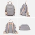 thumbnail image 2 of Backpack shoulder bag women fashionable versatile lightweight grey oxford cloth travel backpacks, 2 of 5