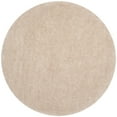 thumbnail image 3 of SAFAVIEH Luxe Paxton Solid Plush Polyester Shag Area Rug, Bone, 6' x 6' Round, 3 of 9