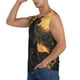 thumbnail image 3 of Fotbe Sunset Meditating Doberman Men's Camiseta sin Mangas Estampada para Hombres, Playera Casual para Gimnasio, Entrenamiento, Playa-X-Large, 3 of 7