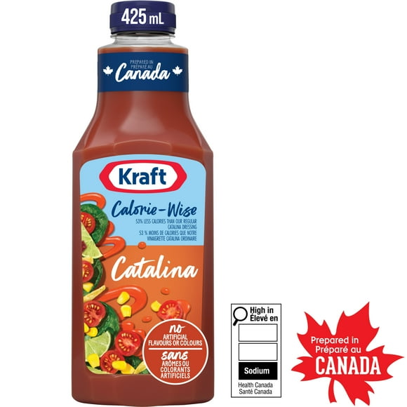 Kraft Calorie-Wise Catalina Salad Dressing, 425 mL Bottle