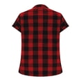 thumbnail image 6 of yillto Womens Plus Size Shirts V Neck Short Sleeve Tunic Tops Summer Fashion Trendy Clothes XL-4XL, 6 of 7