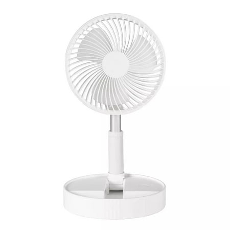 

Protable Desk Fan for Home Office Car Outdoor Travel Cooling Fan Desktop Fan Computer Speed Adjustable Laptop with Base USB Rechargeable Table Fan Battery Operated 4000 mAh Little 180°Rotation