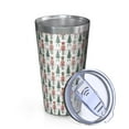 thumbnail image 2 of 16oz Tumblers White Christmas Nutcracker Pattern Stainless Steel Vacuum Insulated Double Wall Travel Tumbler Cups Mug with Lid and Straw,Cleaning Brush for Coffee,Tea, 2 of 4