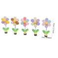 thumbnail image 3 of 20pcs Spring Wobbly Flower Car Dashboard Ornament Interior Decor | Shaking Head Sunflower Car Dashboard Decorations, Dashboard Flowers Car Decor & Home Office Desk, Shape A, 5PC, 3 of 7