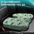 thumbnail image 4 of Premium Dog Pattern Memory Foam Seat Cushion Ergonomic Chair Pad for Office Chair, Car, Airplane & Bleachers Sciatica, Tailbone Hip & Back Pain Relief - Chair Cushion for Long Office Workers., 4 of 5