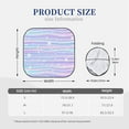 thumbnail image 3 of Gaeub Striped Gradient Foldable Auto Sun Blocker Visor, Sunshade for Car Front Window, Keeps Your Vehicle Cool - Large, 3 of 7