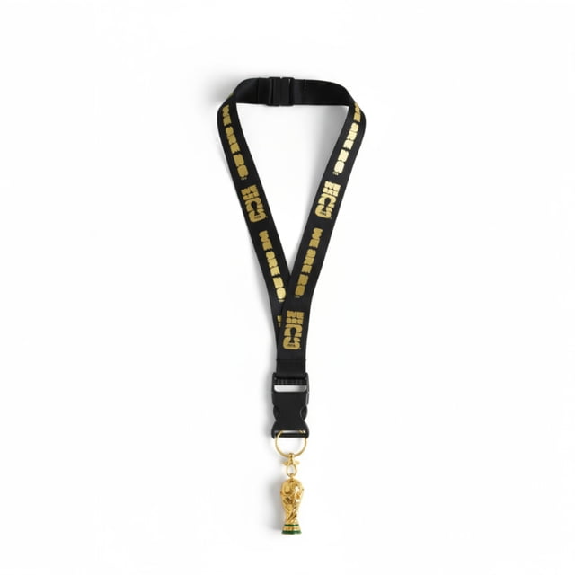 Edición oficial de la Copa Mundial de la FIFA 2026: cordón de nailon de 21 pulgadas con réplica de t