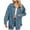 Blue, variant on Kaemgyyd Women's Oversized Denim Jacket Vintage Loose Long Sleeves Button down Jean Coat with Pockets Lightweight Fall Outwear