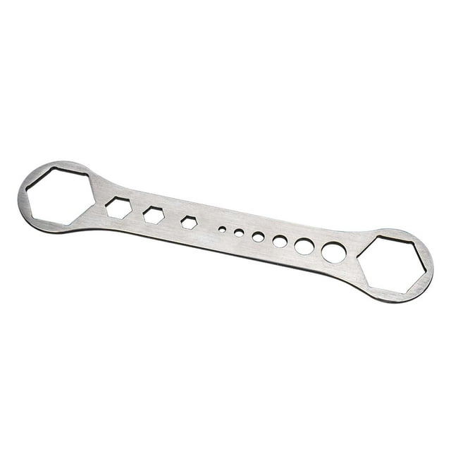 Llave de horquilla para bicicleta, herramienta de llave con tapa superior para extracción de tapa de horquilla de bicicleta de montaña y carretera 24mm 26mm