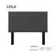 thumbnail image 2 of Cabecera Lola Sansa Matrimonial color Gris, 2 of 2