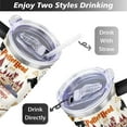 thumbnail image 5 of Magic Harrly Tumbler with Handle and Straw Magic Movie Reusable Stainless Steel Vacuum Insulated Cup for Car,Outdoor,Travel and Home, 5 of 6